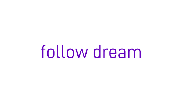 follow dream Logo