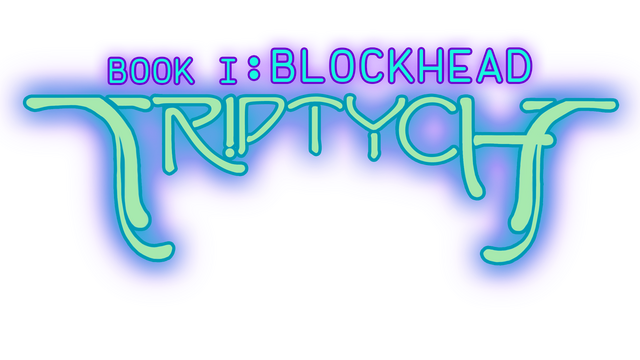 Triptych Book I: Blockhead Logo