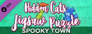 Hidden Cats in Jigsaw Puzzle - Spooky Town