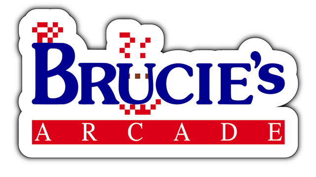 Brucie's Arcade Logo