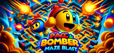 Pac and Bomber: Maze Blast cover art