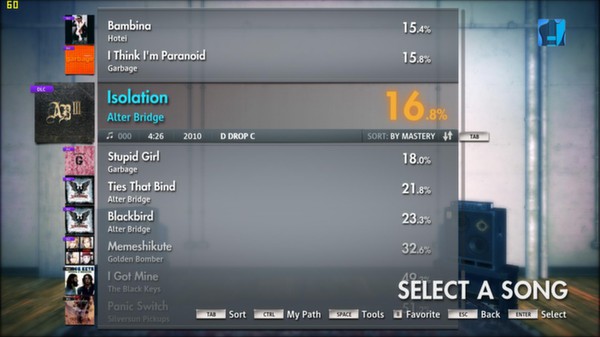 Скриншот из Rocksmith 2014 - Alter Bridge - Isolation