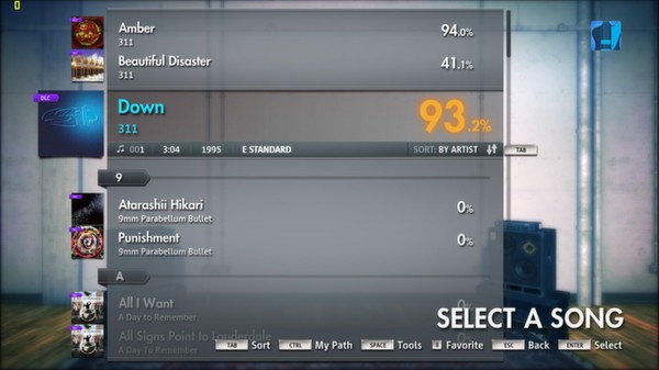 Скриншот из Rocksmith 2014 - 311 - Down