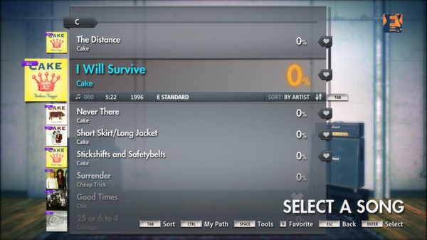 Скриншот из Rocksmith 2014 - Cake - I Will Survive