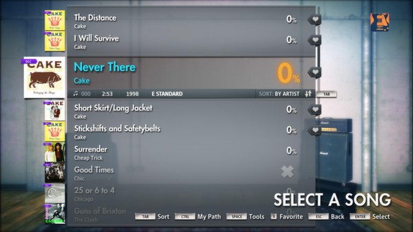 Скриншот из Rocksmith 2014 - Cake - Never There