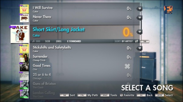 Скриншот из Rocksmith 2014 - Cake - Short Skirt⁄Long Jacket