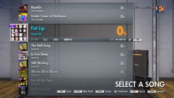 Скриншот из Rocksmith 2014 - Sum 41 - Fat Lip
