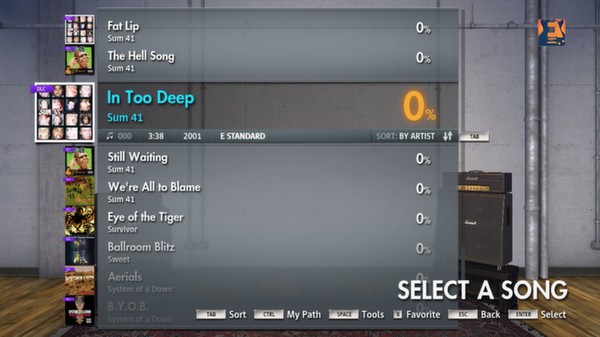 Скриншот из Rocksmith 2014 - Sum 41 - In Too Deep