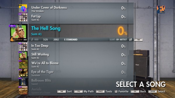 Скриншот из Rocksmith 2014 - Sum 41 - The Hell Song