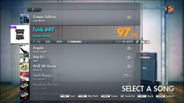 Скриншот из Rocksmith 2014 - James Gang - Funk #49