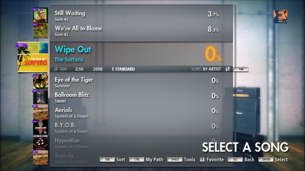 Скриншот из Rocksmith 2014 - The Surfaris - Wipe Out