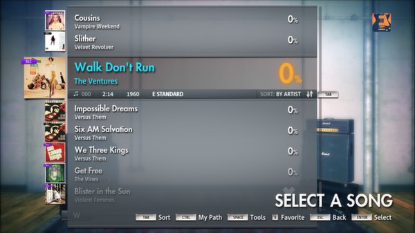 Скриншот из Rocksmith 2014 - The Ventures - Walk Don't Run