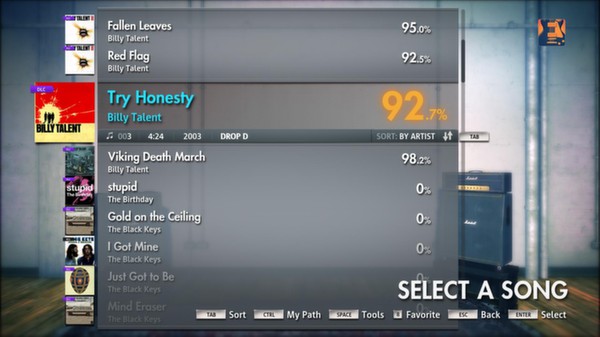 Скриншот из Rocksmith 2014 - Billy Talent - Try Honesty