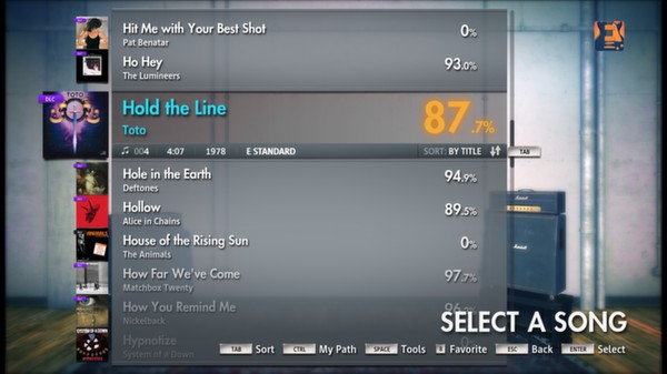Скриншот из Rocksmith 2014 - Toto - Hold the Line