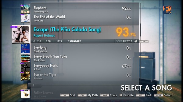 Скриншот из Rocksmith 2014 - Rupert Homes - Escape (The Piña Colada Song)