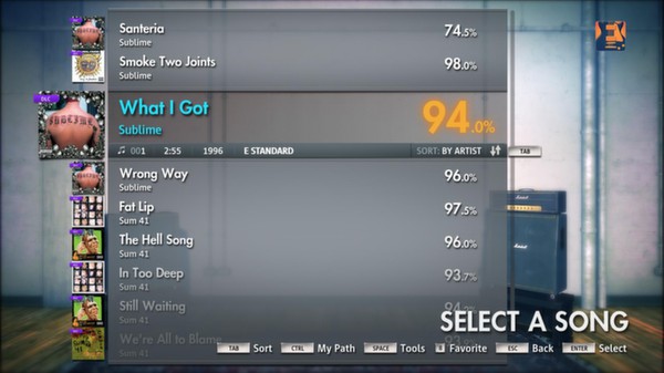 Скриншот из Rocksmith 2014 - Sublime - What I Got