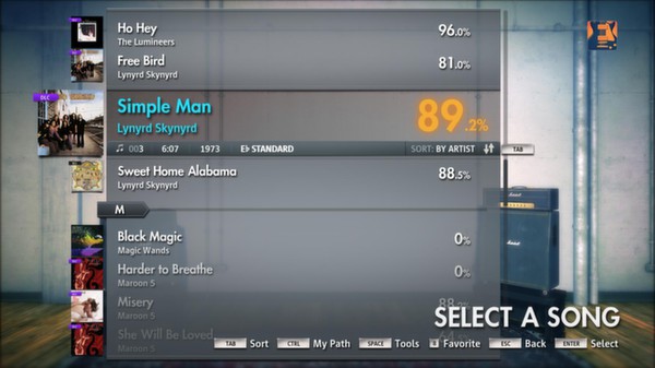 Скриншот из Rocksmith 2014 - Lynyrd Skynyrd - Simple Man