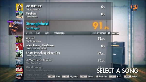 Скриншот из Rocksmith 2014 - Ted Nugent - Stranglehold