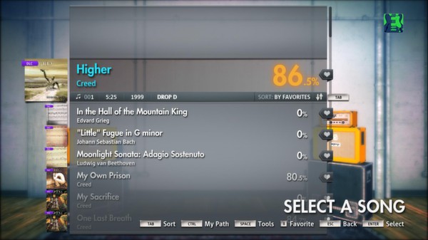 Скриншот из Rocksmith 2014 - Creed - Higher