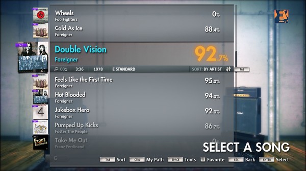 Скриншот из Rocksmith 2014 - Foreigner - Double Vision