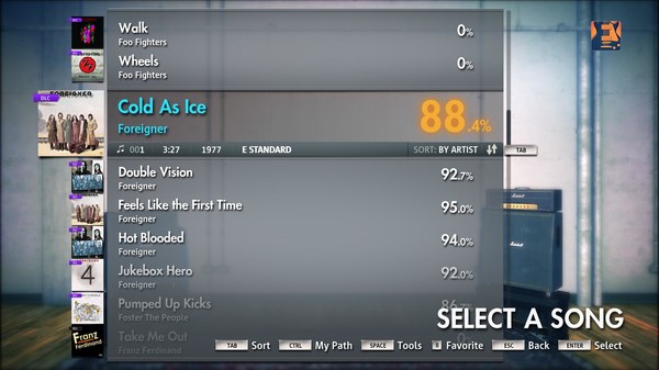 Скриншот из Rocksmith 2014 - Foreigner - Cold As Ice