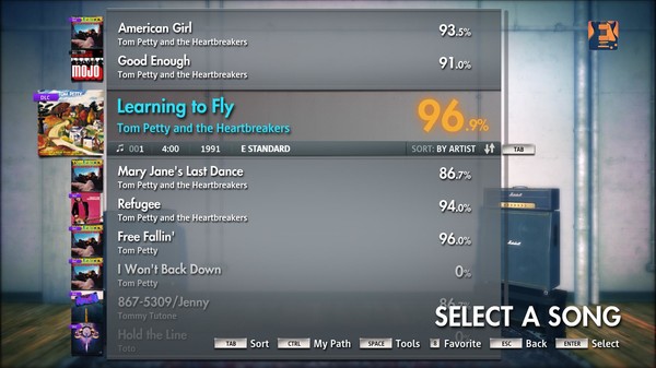 Скриншот из Rocksmith 2014 - Tom Petty and the Heartbreakers - Learning to Fly