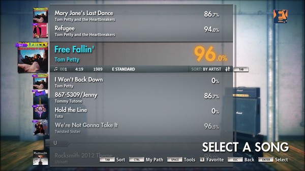 Скриншот из Rocksmith 2014 - Tom Petty - Free Fallin'