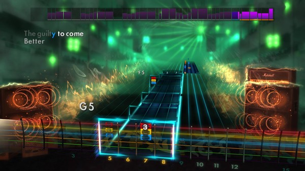 Скриншот из Rocksmith 2014 - Bullet For My Valentine - Tears Don't Fall