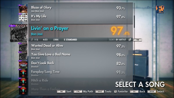 Скриншот из Rocksmith 2014 - Bon Jovi - Livin' On A Prayer