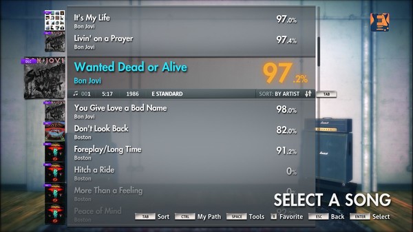 Скриншот из Rocksmith 2014 - Bon Jovi - Wanted Dead Or Alive