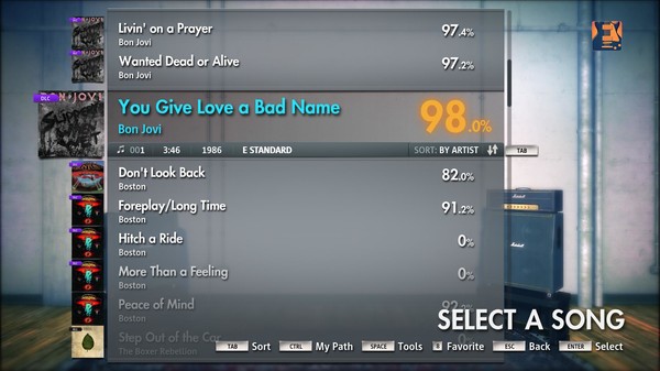 Скриншот из Rocksmith 2014 - Bon Jovi - You Give Love A Bad Name