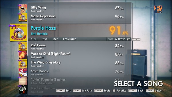 Скриншот из Rocksmith 2014 - Jimi Hendrix - Purple Haze