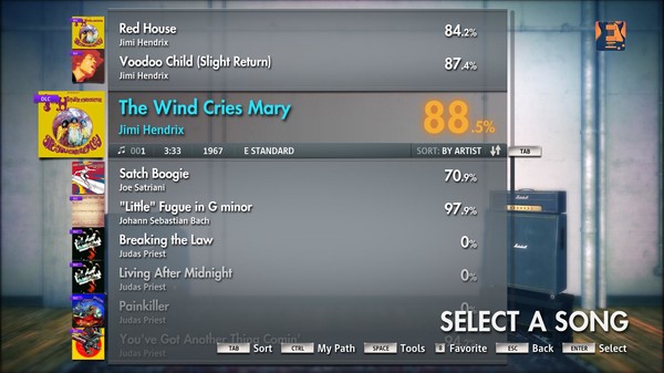 Скриншот из Rocksmith 2014 - Jimi Hendrix - The Wind Cries Mary