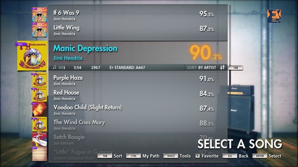 Скриншот из Rocksmith 2014 - Jimi Hendrix - Manic Depression