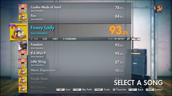 Скриншот из Rocksmith 2014 - Jimi Hendrix - Foxey Lady