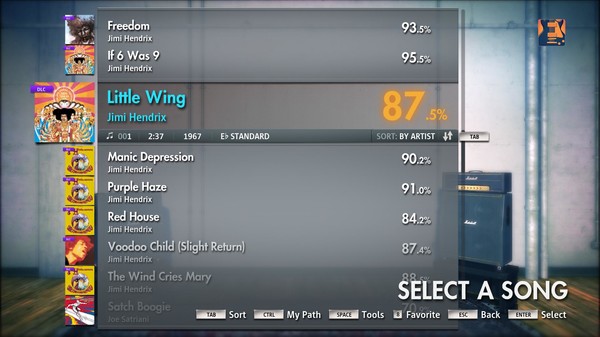 Скриншот из Rocksmith 2014 - Jimi Hendrix - Little Wing
