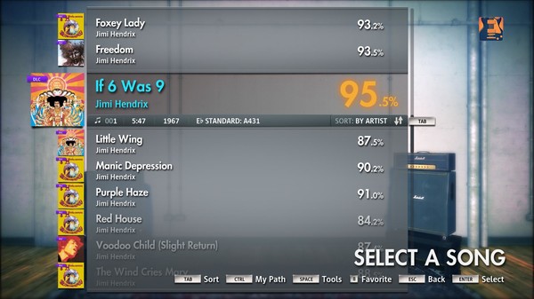 Скриншот из Rocksmith 2014 - Jimi Hendrix - If 6 Was 9