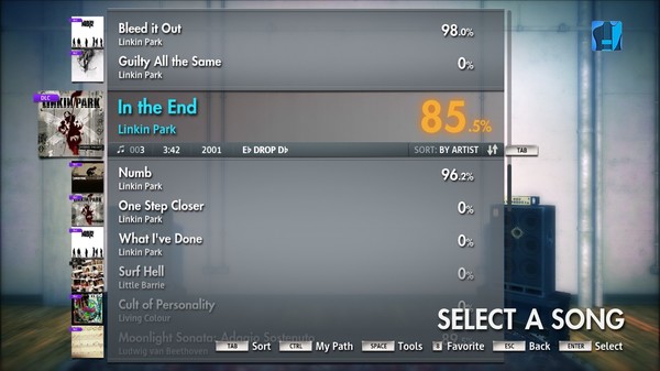 Скриншот из Rocksmith 2014 - Linkin Park - In The End