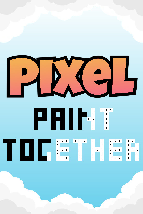 Steam portrait for Pixel Paint Together 🖌️.