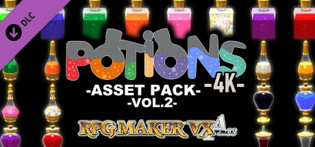 RPG Maker VX Ace - Potions Asset Pack 4K Vol 2 cover art