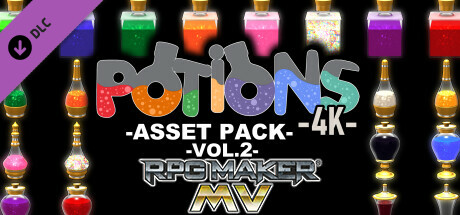 RPG Maker MV - Potions Asset Pack 4K Vol 2 cover art