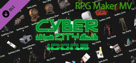 RPG Maker MV - CyberCity Icons cover art