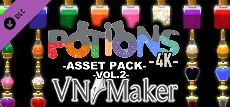 Visual Novel Maker - Potions Asset Pack 4K Vol 2 cover art