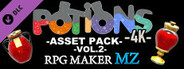 RPG Maker MZ - Potions Asset Pack 4K Vol 2