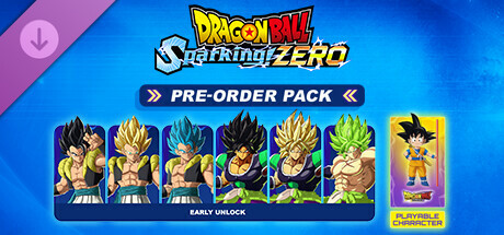 DRAGON BALL: Sparking! ZERO Pre-Order Pack cover art