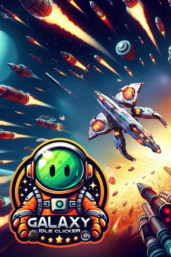 Steam portrait for Galaxy Idle Clicker.