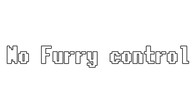 No Furry control Logo