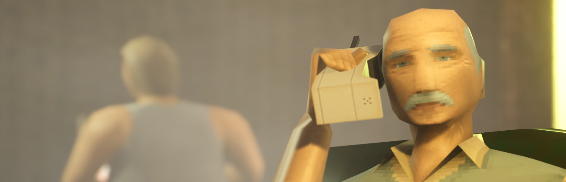 Grandpa High on Retro