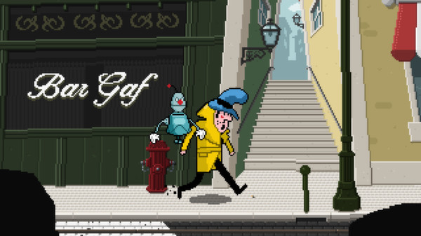 Detective Case and Clown Bot in: Murder in the Hotel Lisbonfor windows and Linux 1