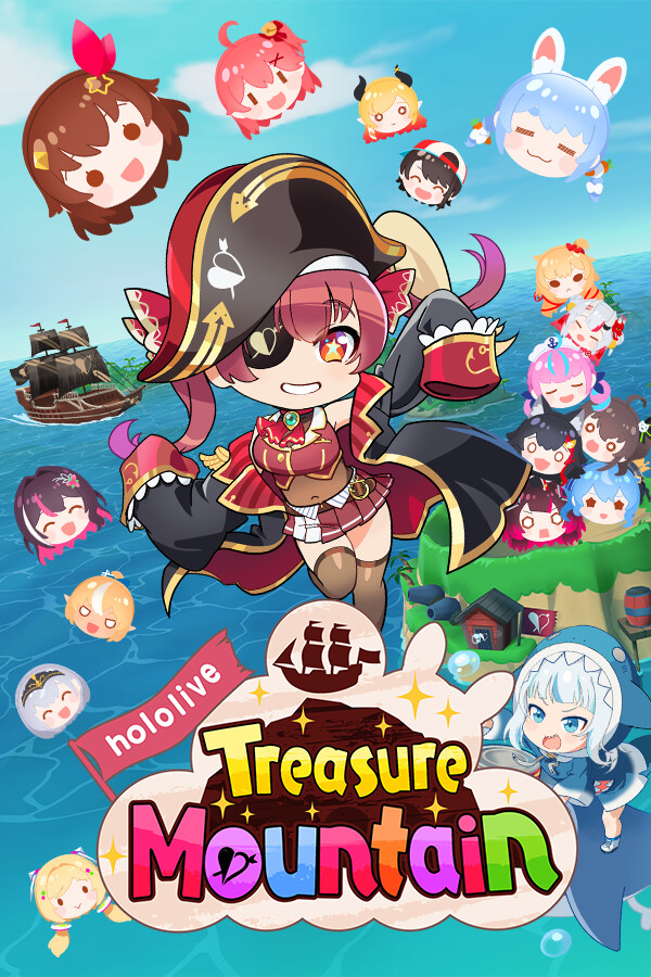 Steam portrait for hololive Treasure Mountain.